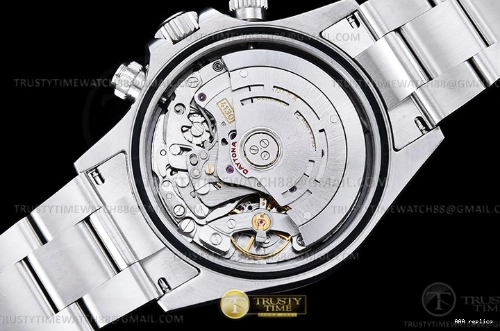 Aaa fake watches Stk ROLDYT0441C SH4130 904L SS 116520 Wht Daytona – QF SS 1101